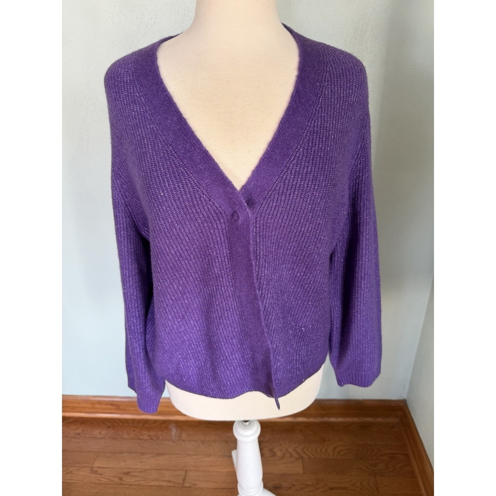 Talbots Single Button Closure Knit Cardigan Layering Business Casual Sz XLp‎